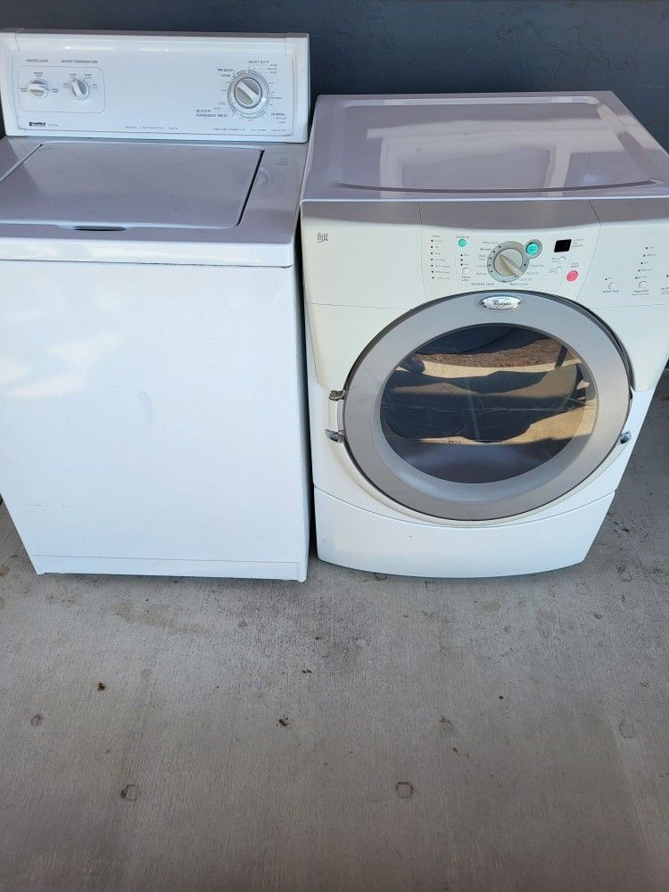 Kenmore Washer & Whirlpool Duet Front Loader Dryer