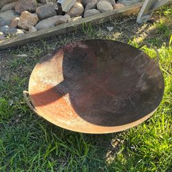 Cast Iron Bowl 20inc Diameter 