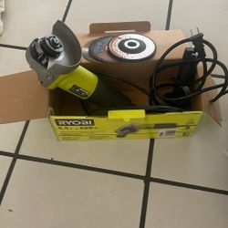 Ryobi 5.5 Amp Corded 4- 1/2 Angle Grinder