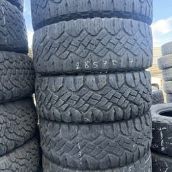 Vendo 285/70/R17 Goodyear Las 4 Por $200 🚀🇺🇸