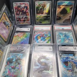 🤝TRADE ONLY: High Graded Pokémon Card (12 Slabs) - PSA/CGC/TAG