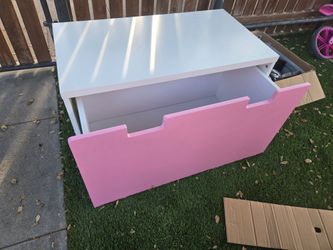 Toy box kid's child's desk