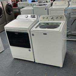 Maytag Xt ra Lrg Capacity Was her Elect ric Dry er Set FIRST COME
