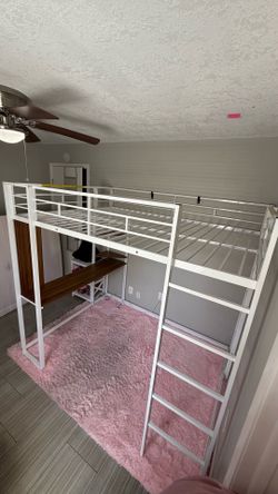 Bed Frame Metal Loft Style Bunk