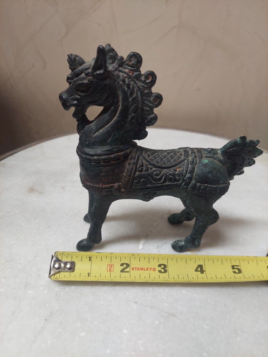 Bronze Oriental Figurine Of Horse