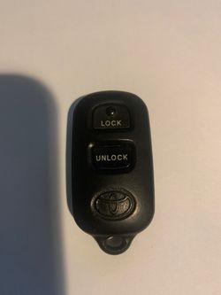 2002 Toyota Corolla Keyless remote