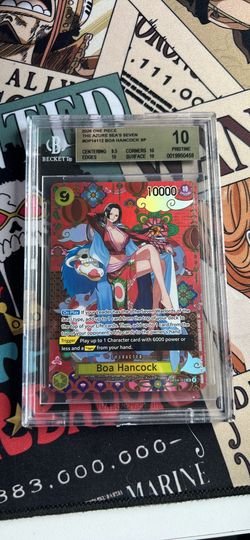 Beckett 10 Pristine Boa Hancock OP14-112 SP One Piece TCG OP14 EB04 English