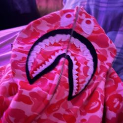 Pink Bape Hoodie
