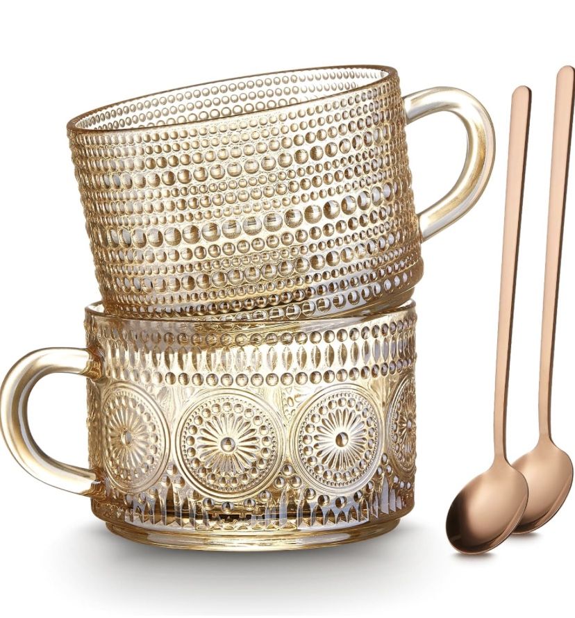 New Vintage Mug Set Of 2