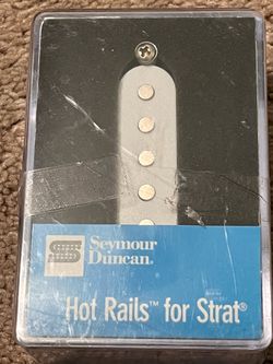 Squire strat single coil in a hot rail box
