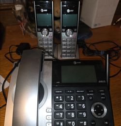 AT&T CL84207 Corded/Cordless Office Phone System + Call Blocker