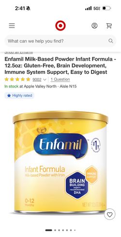 Infant Enfamil Formula