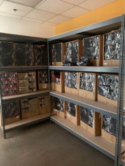 Warehouse Stock Supply Industrial Storage Shelving 72x24 Boltless Racks Similar To Uline And Grainger Delivery Available