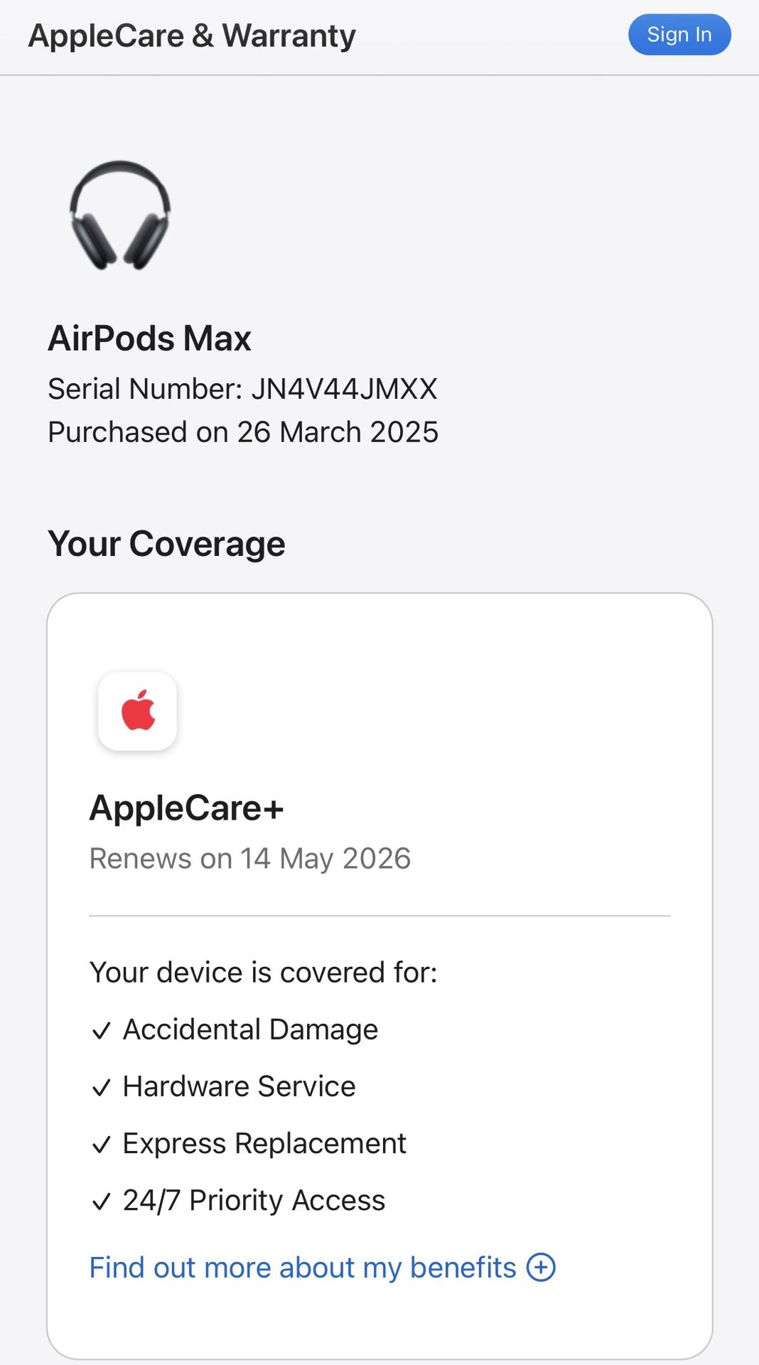 Apple AirPods Pro Max (USB C)