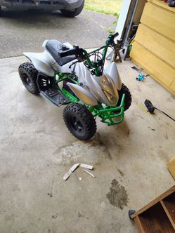 Electric four wheeler, quad scooter