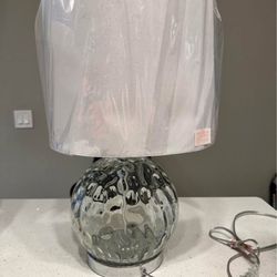 Tahari glass Globe Lamps