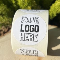 CUSTOM BOPP LABELS FOR BUSINESS advertising Cups Drinks Hydro Flasks Cosmetics Party Goody Bags