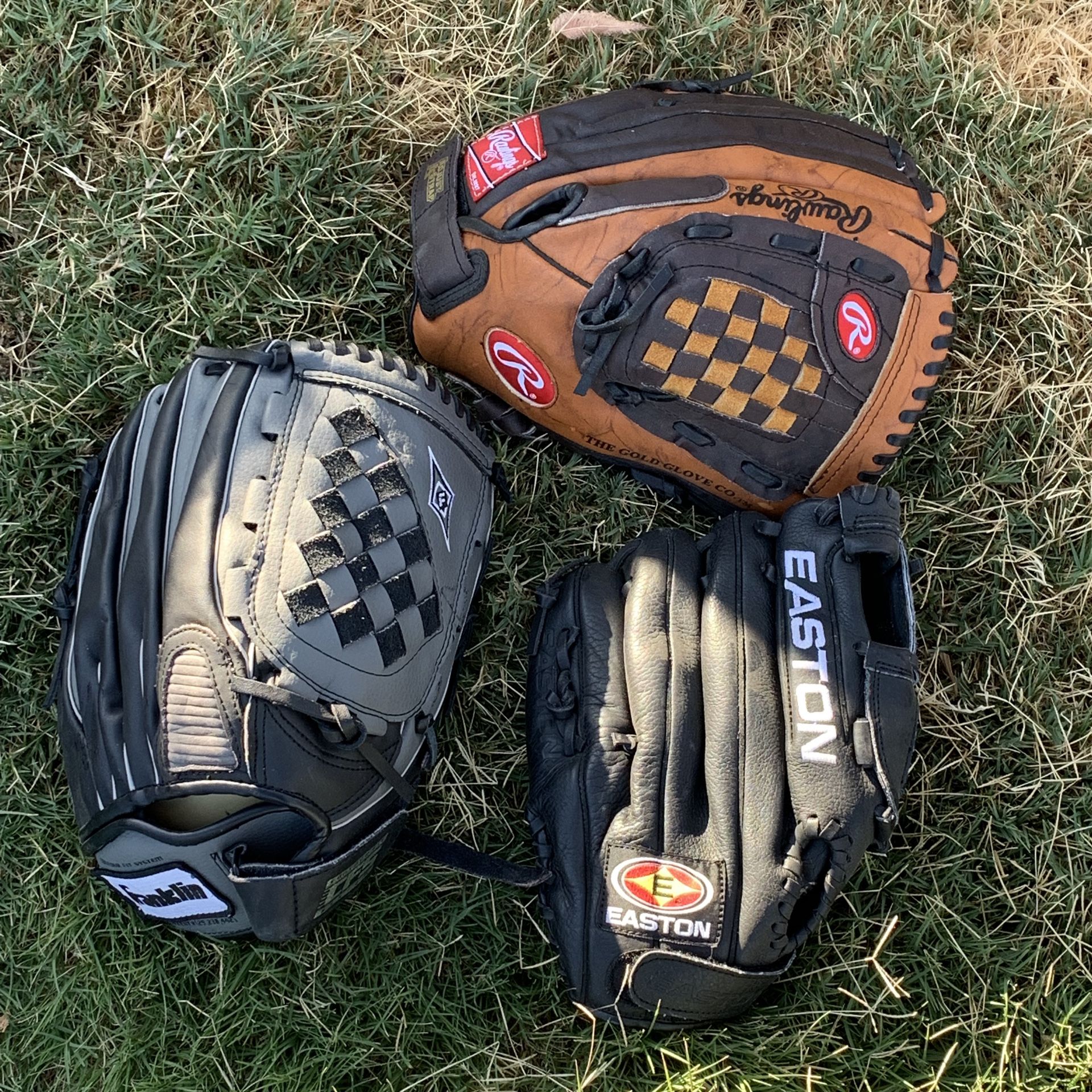 Baseball Gloves Easton Rawlings Franklin