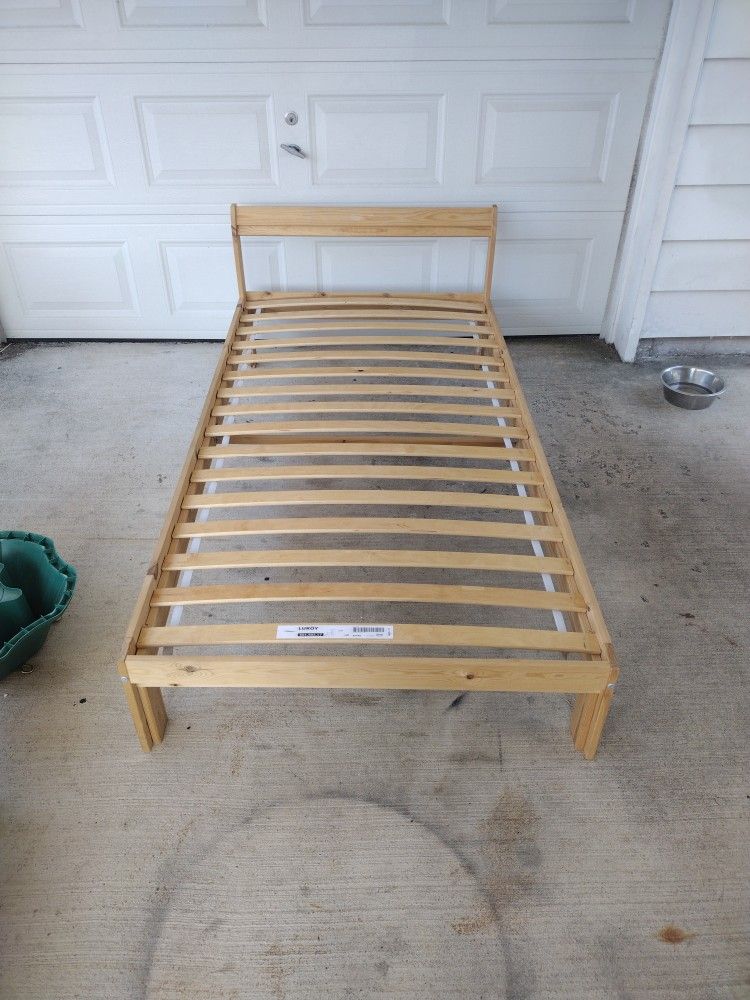 Wooden Twin Bed
