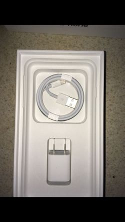 Brand new iPhone Charger and earphones