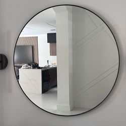 CB2 Round Wall Mirror 