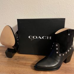 Coach Pauline Leather Bootie