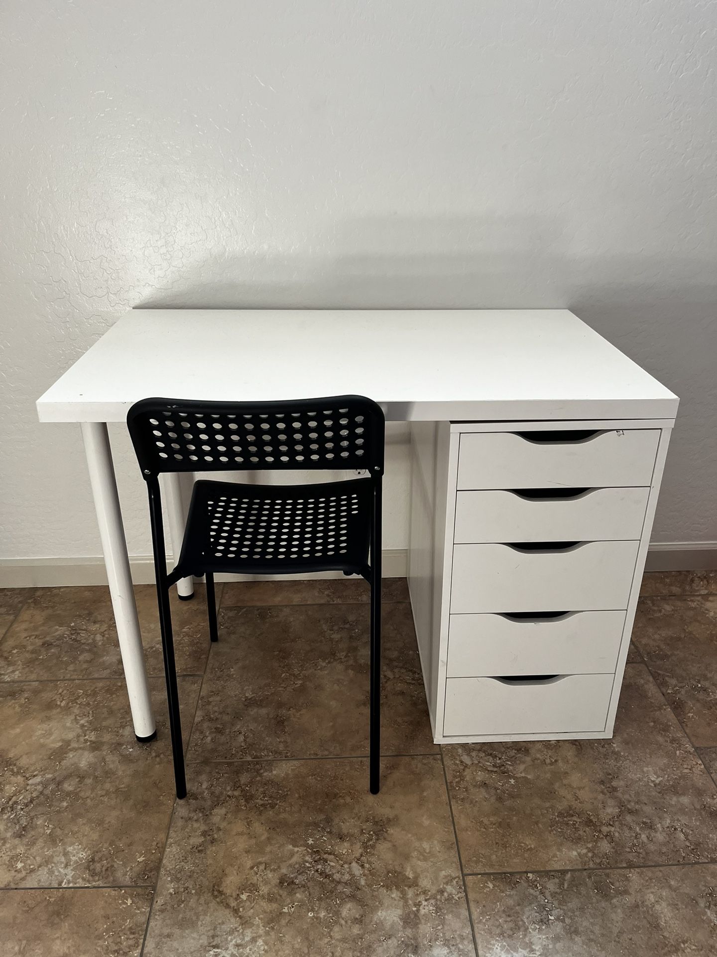 IKEA Desk & Alex Drawer Unit