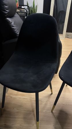 Two black chairs