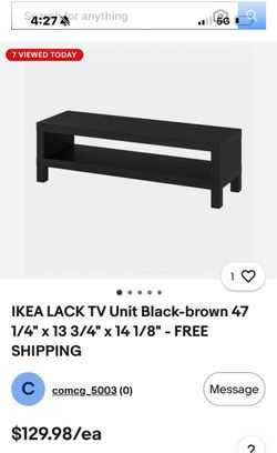 IKEA TV table bench