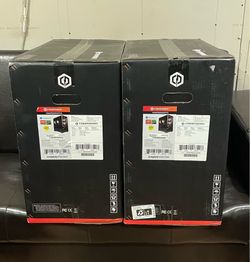 2 New in Box Sealed CYBERPOWERPC Master Gaming Desktop, AMD Ryzen 5 8400F, NVIDIA GeForce RTX 5060 8GB, 16GB DDR5, 1TB SSD, Black