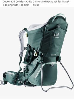 Deuter Kid Comfort Child Carrier and Backpack for Travel & Hiking with Toddlers