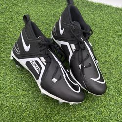 New Nike Alpha Black Football Cleats Size 12