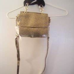 Women's handbag purse Gold