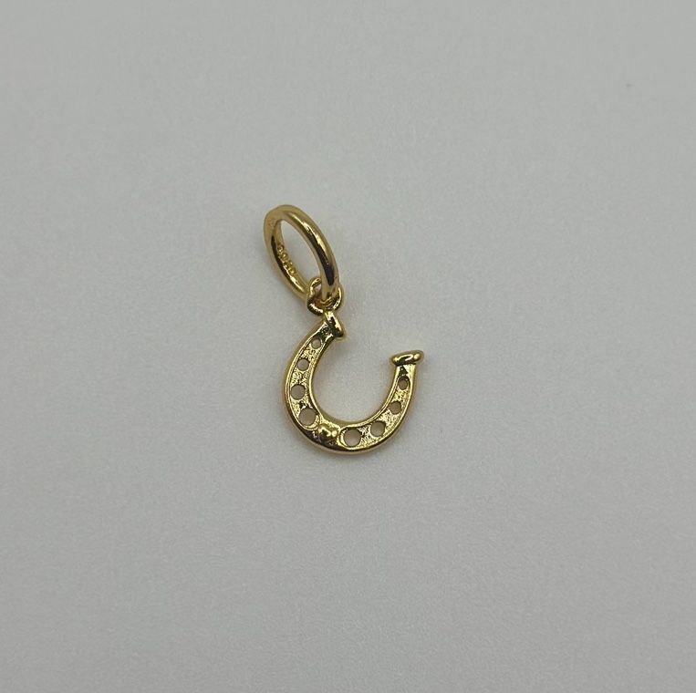 PANDORA Lucky Horseshoe Dangle Charm 14k gold
