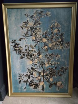 Beautiful Framed Canvas Painting For Sale 