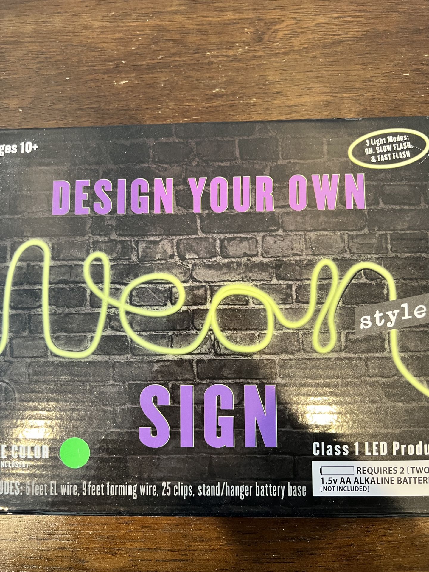 Design Your Own Neon Sign (green)