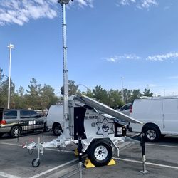 Solar Security Surveillance Trailer 