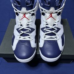 Jordan 6 Retro Olympic 2024 Size 12