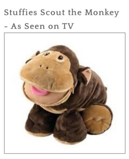 Stuffies Scout the monkey By Stuffies 