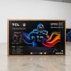65” TCL QM6K Pro QD MINI-LED 4K UHD Smart Tv 
