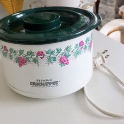 NEW RIVAL STONEWARE 1 QT. CROCK POT