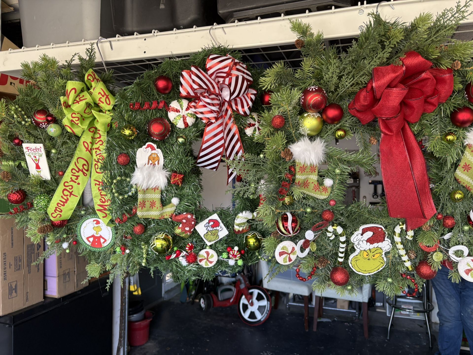 Grinch Christmas Wreaths 