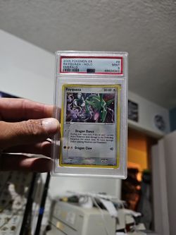 2005 PSA 9 Rayquaza Holo Pokemon 