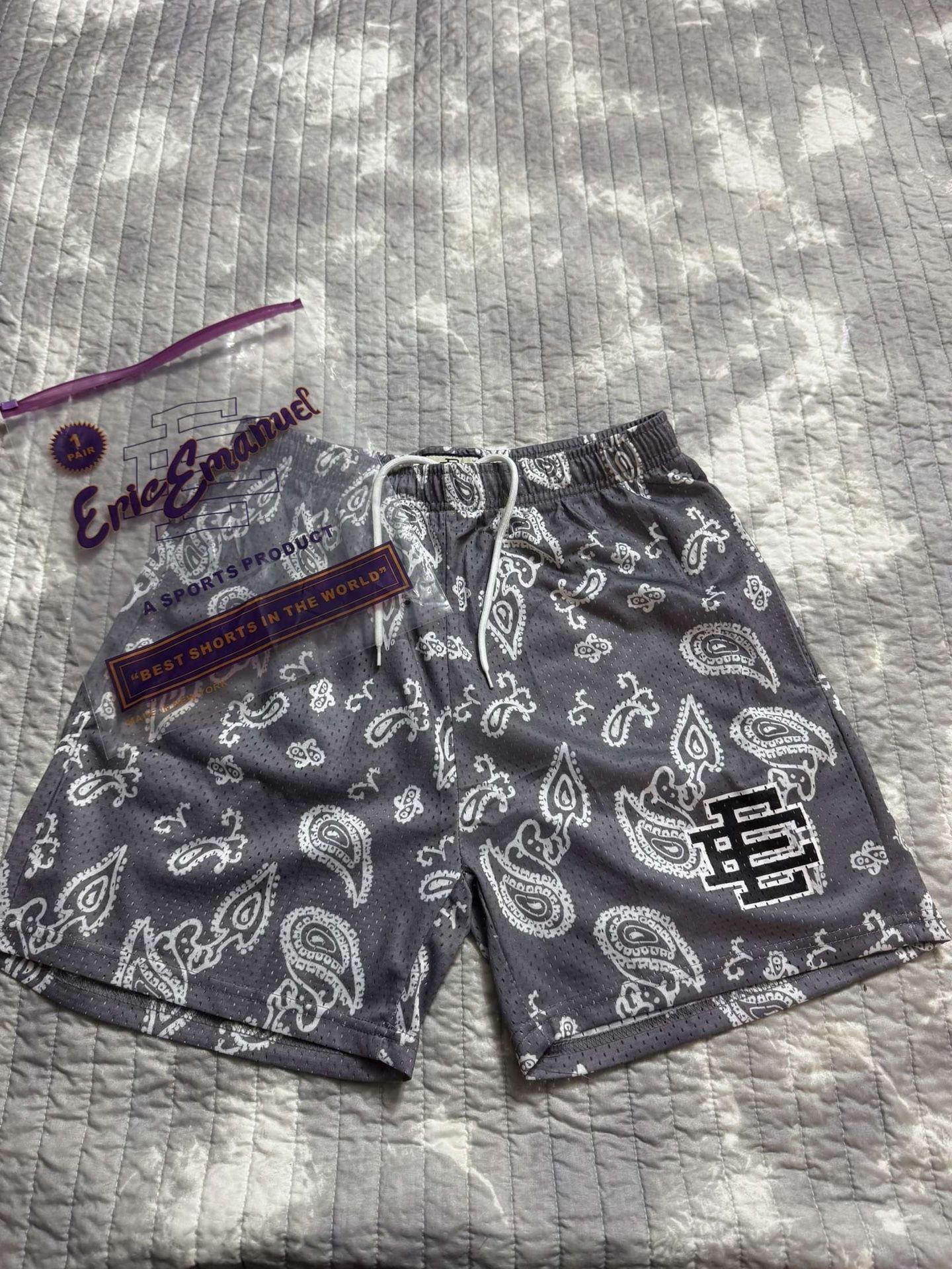 eric emanuel shorts size medium