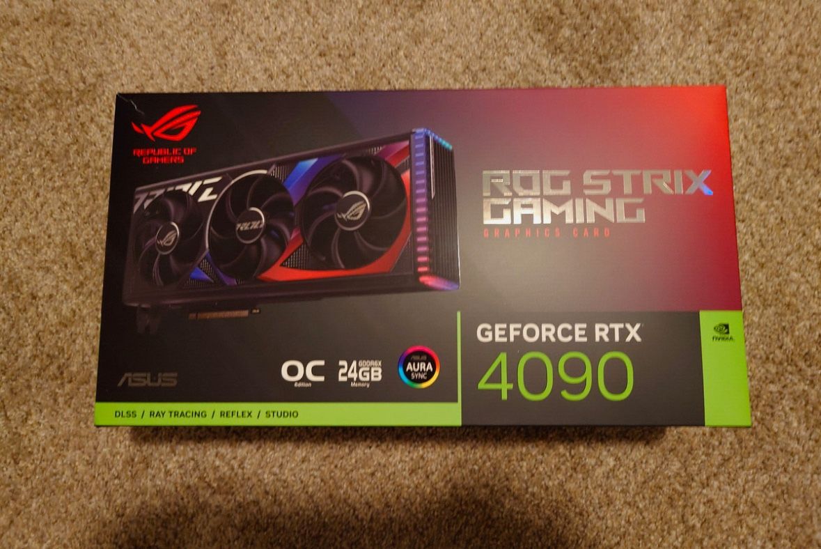 ASUS ROG Strix GeForce RTX 4090 OC 24GB GDDR6X Graphics Card
