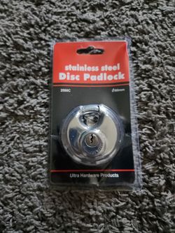 BRAND NEW STAINLESS STEEL PADLOCK (Glendale/Phoenix)