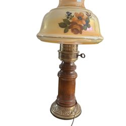 Beautiful Bronze Vintage 1970’s Lamp - IT WORKS!