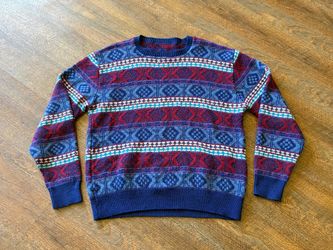 Vintage 90s patterned knit sweated