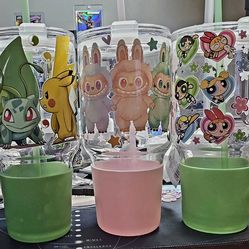 40oz customize glass tumblrs