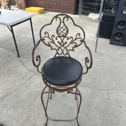 Wrought Iron Bar Stool